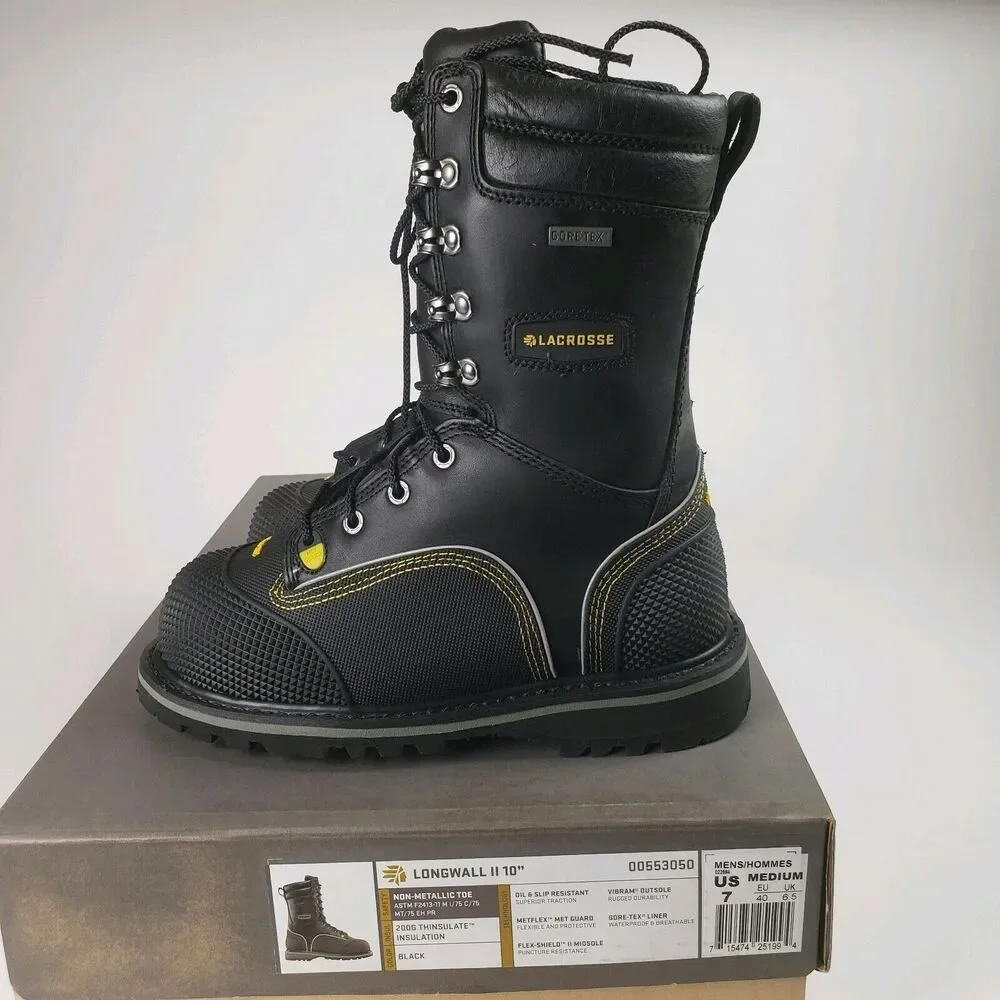 Lacrosse Longwall II Mining Boots 7 M